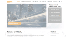 Desktop Screenshot of coram-research.com